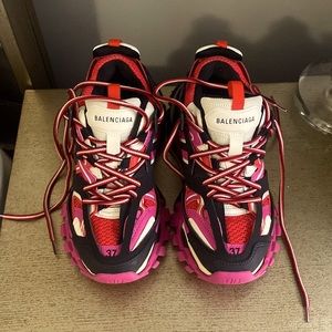 Balenciaga Track Sneaker Black/Pink/Red size 37